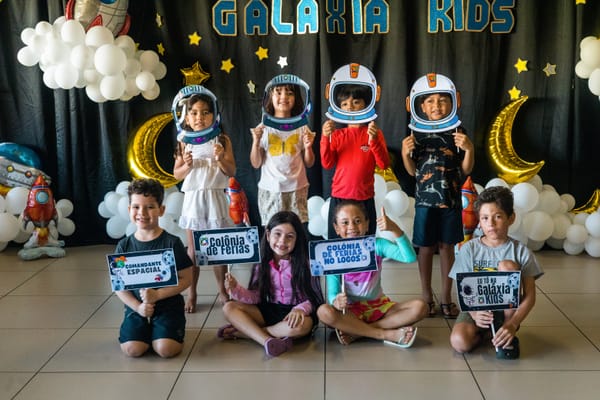 Colônia de Férias Logos 2026: retrospectiva na Galáxia Kids